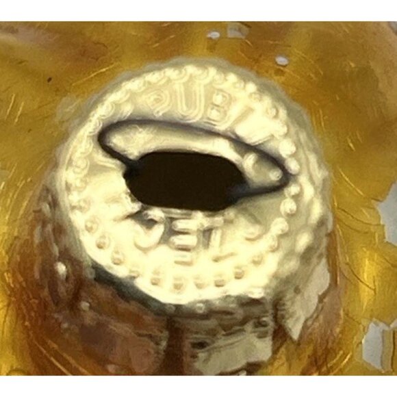 Ornament Angel Mercury Glass Horn Christmas Bohemian Mica Czech Republic Vtg - Picture 5 of 5